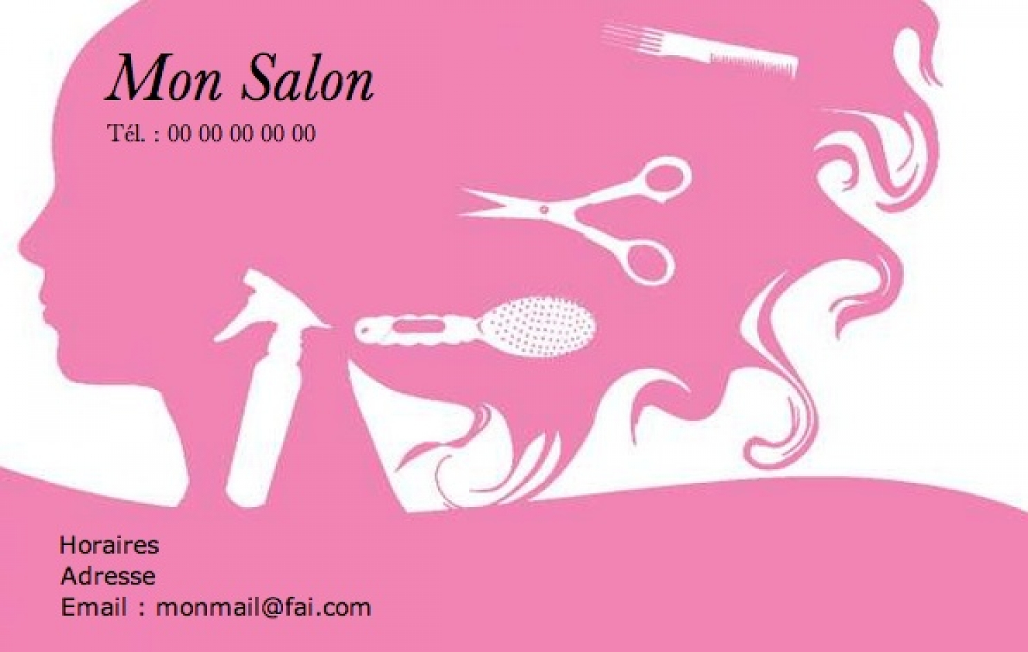 Coloriage Salon De Coiffure