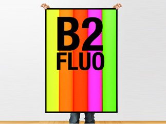 impression Affiche fluo B2 petite quantité pas cher  impression à l'unité, imprimeur affiche fluo jaune   petite quantité pas chère 
