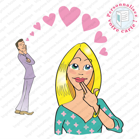 illustration de Faire-parts Mariage "couple"