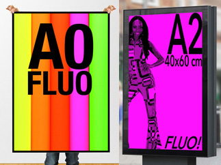 impression Affiche Fluo Grand Format petite quantité pas cher  affiche fluo pas cher, affiche fluo grand format pas cher impression à l'unité