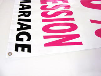 impression Bâche publicitaire petite quantité pas cher  banderole publicitaire evenementiel, banderole personnalisée pas cher, impression bache personnalisée, banderole publicitaire pas cher 