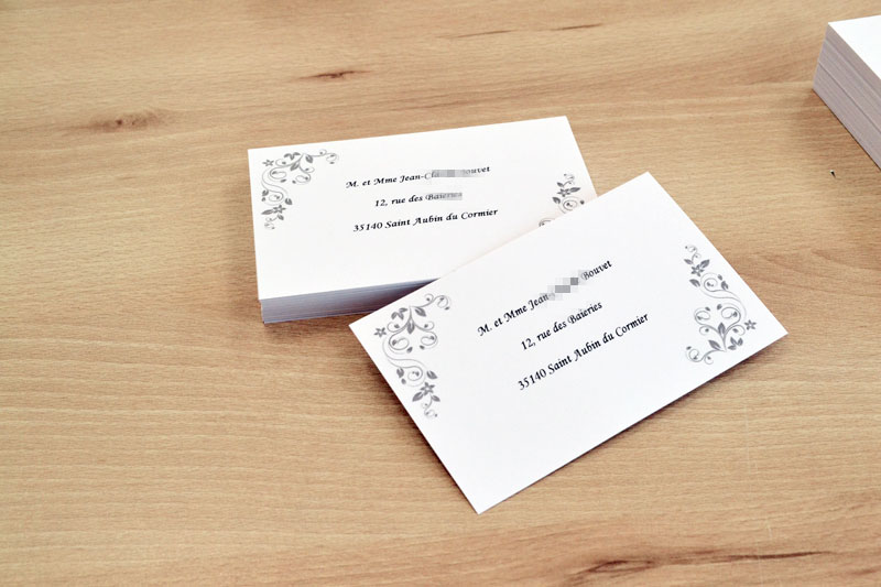 carte de visite particulier pas cher avec modèleen ligne