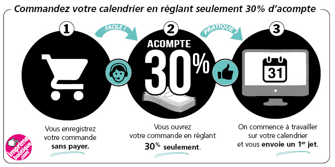 création gratuite de votre calendrier pas cher, personnaliser son calendrier pour Association en ligne