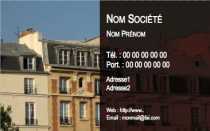 Modèle Carte de visite  immobilier pour carte de visite agence immobilière à personnaliser en ligne avec modèle gratuit