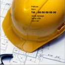 Modèle carte de visite carrée  bâtiment pour construction, architecte, bâtiment à personnaliser en ligne avec modèle gratuit