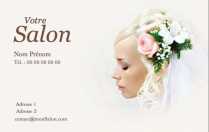 Modèle Carte de visite  coiffure pour salon coiffure, vintage à personnaliser en ligne avec modèle gratuit