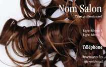Modèle Carte de visite  coiffure pour salon coiffure, moderne à personnaliser en ligne avec modèle gratuit