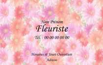 Modèle Carte de visite  fleuriste pour fleuriste, mariage, enterrement à personnaliser en ligne avec modèle gratuit