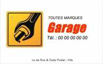 Modèle Carte de visite  garage auto pour garage, auto, mécanicien à personnaliser en ligne avec modèle gratuit