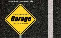 Modèle Carte de visite  garage auto pour garage, auto, mécanicien, station automobile à personnaliser en ligne avec modèle gratuit