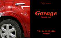 Modèle Carte de visite  garage auto pour garage, auto, mécanicien, carrosserie à personnaliser en ligne avec modèle gratuit