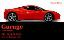 Modèle Carte de visite  garage auto pour garage, auto, mécanicien, carrosserie à personnaliser en ligne avec modèle gratuit