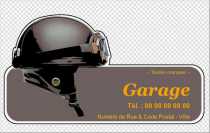 Modèle Carte de visite  garage auto pour vintage, graphique et originale à  la forme garage, moto, 2roues à personnaliser en ligne avec modèle gratuit