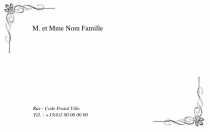 Modèle Grande carte de visite  particulier pour grande carte de visite familiale à personnaliser en ligne avec modèle gratuit