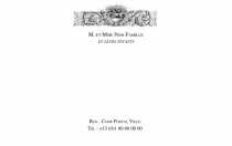 Modèle Grande carte de visite  particulier pour grande carte de visite familiale à personnaliser en ligne avec modèle gratuit