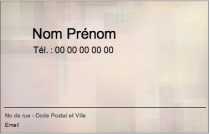 Modèle Carte de visite  particulier pour idéal pour carte de visite privée à personnaliser en ligne avec modèle gratuit