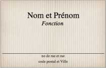 Modèle Carte de visite  particulier pour Ce document est idéal pour communiquer vos coordonnées à personnaliser en ligne avec modèle gratuit