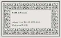 Carte De Visite Particulier A Personnaliser Modele Gratuit