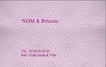 Modèle Grande carte de visite  particulier pour carte vierge privée, familiale fond motif à personnaliser en ligne avec modèle gratuit