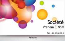 Modèle Carte de visite  pme pour carte de visite avec formes rondes, sciences, bio-techonologies à personnaliser en ligne avec modèle gratuit