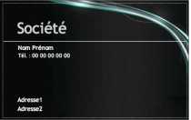 Modèle Carte de visite  pme pour PME, TPE, petite entreprise, profession libérale à personnaliser en ligne avec modèle gratuit