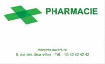 Modèle Grande carte de visite  pharmacie pour carte de visite pharmacie à personnaliser en ligne avec modèle gratuit