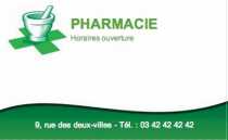 Modèle Grande carte de visite  pharmacie pour carte de visite pharmacie à personnaliser en ligne avec modèle gratuit