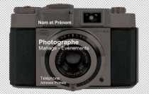 Modèle Carte de visite  photographe pour design, photographie, photo mariage à personnaliser en ligne avec modèle gratuit