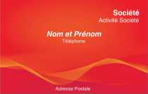 Modèle Carte de visite  professionnel pour professionnelle, petite entreprise, conseil, couleur rouge à personnaliser en ligne avec modèle gratuit