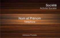 Modèle Carte de visite  professionnel pour professionnelle, petite entreprise, conseil, mod. texture bois à personnaliser en ligne avec modèle gratuit