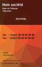 Modèle Carte de visite verticale  professionnel pour professionnelle, PME, indépendant à personnaliser en ligne avec modèle gratuit