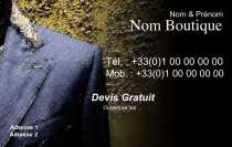 Modèle Carte de visite  vêtement pour réparation vêtement,, tailleur à personnaliser en ligne avec modèle gratuit