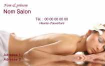 Modèle Carte de visite  salon de beauté pour institut de beauté à personnaliser en ligne avec modèle gratuit