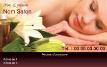 Modèle Carte de visite  salon de beauté pour institut de beauté à personnaliser en ligne avec modèle gratuit