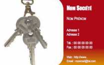 Modèle Carte de visite  serrurier pour idéal serrurier à personnaliser en ligne avec modèle gratuit