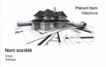 Modèle Carte de visite  travaux publics pour bâtiment, Construction, travaux publics, Maison à personnaliser en ligne avec modèle gratuit