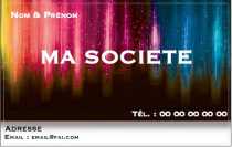 Modèle Carte de visite  événement pour ambiance festive à personnaliser en ligne avec modèle gratuit