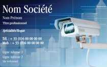 Modèle Carte de visite  Sécurité pour Surveillance Sécurité, agent de sécurité à personnaliser en ligne avec modèle gratuit