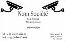 Modèle Carte de visite  Sécurité pour Surveillance Sécurité, système de sécurité à personnaliser en ligne avec modèle gratuit
