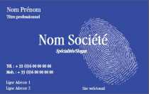 Modèle Carte de visite  Sécurité pour Agent de sécurité, Détective à personnaliser en ligne avec modèle gratuit