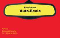 Modèle Carte de visite  auto école pour auto-école , moto école à personnaliser en ligne avec modèle gratuit