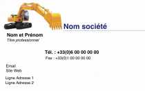 Modèle Carte de visite  construction pour bâtiment, BTP, architecte, maison, conception à personnaliser en ligne avec modèle gratuit