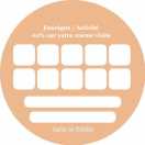 Modèle carte de visite ronde  carte de fidélité pour carte de fidélisation de votre clientèle à personnaliser en ligne avec modèle gratuit