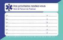 Modèle Carte de visite  carte de rendez-vous pour carte de rendez vous pour votre patientel à personnaliser en ligne avec modèle gratuit