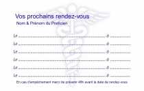 Modèle Carte de visite  carte de rendez-vous pour carte de rendez vous pour votre patientel à personnaliser en ligne avec modèle gratuit