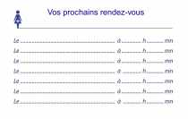 Modèle Carte de visite  carte de rendez-vous pour carte de rendez vous pour votre patientel à personnaliser en ligne avec modèle gratuit