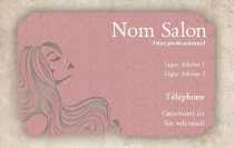 Modèle Carte de visite  coiffure pour salon coiffure, vintage à personnaliser en ligne avec modèle gratuit