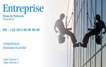 Modèle Carte de visite  nettoyage et entretien pour société de nettoyage, entretien, ménage, building à personnaliser en ligne avec modèle gratuit