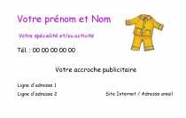Modèle Carte de visite  assistante maternelle pour Une assistante maternelle peut garder normalement un à trois enfants de moins de 3 ans à son domicile. Elle veille sur eux pendant l'absence de leurs parents, et leur propose diverses activités pour les distraire et favoriser leur développement. à personnaliser en ligne avec modèle gratuit