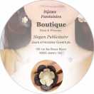 Modèle carte de visite ronde  bijouterie pour bijouterie à personnaliser en ligne avec modèle gratuit